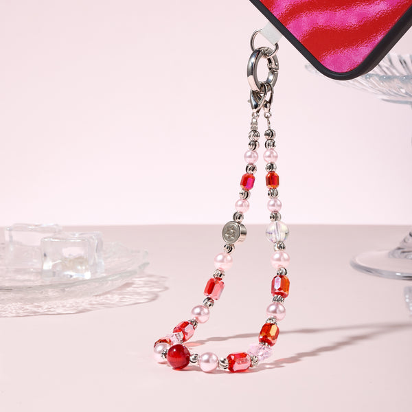 Rosy Drift Phone Charms