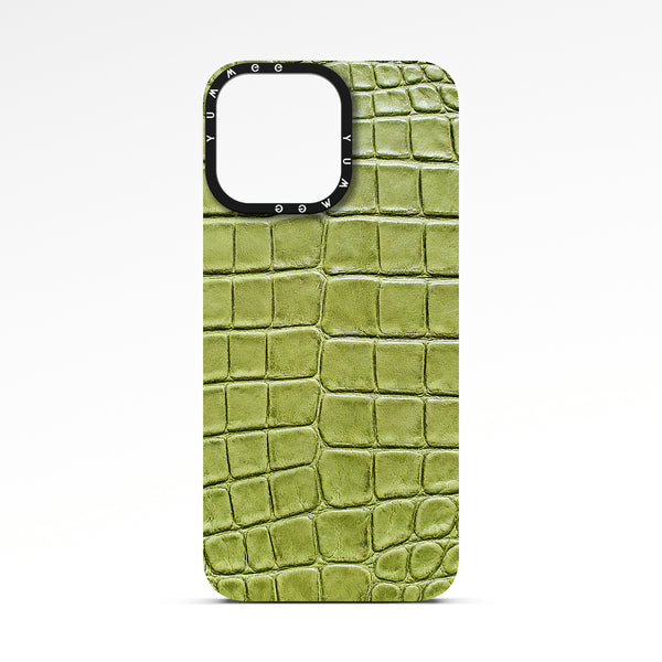 Green Croc Print