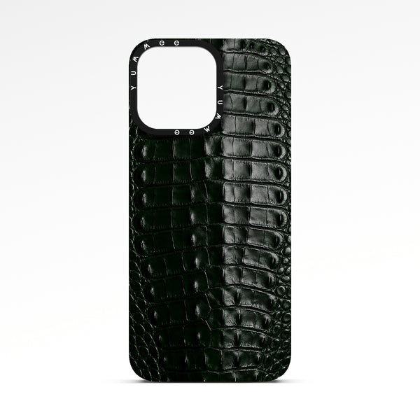Black Croc Print